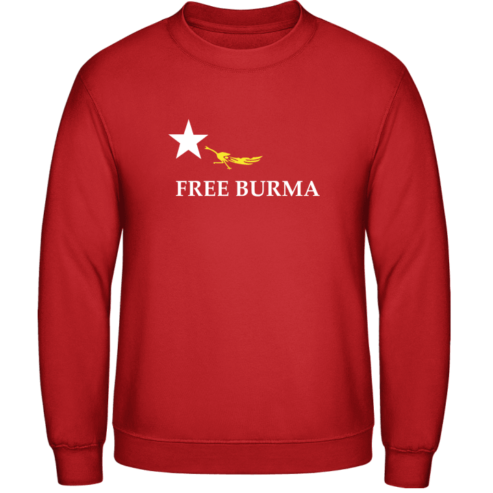 Free Burma Sudadera contain pic