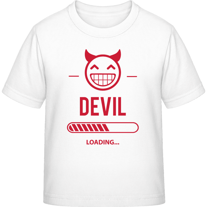 Devil Loading T-skjorte for barn contain pic