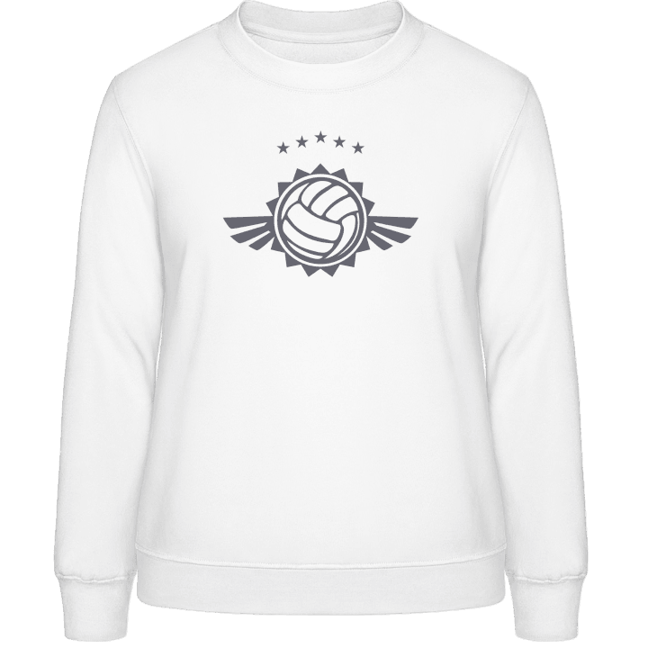 Volleyball Logo Winged Frauen Sweatshirt contain pic