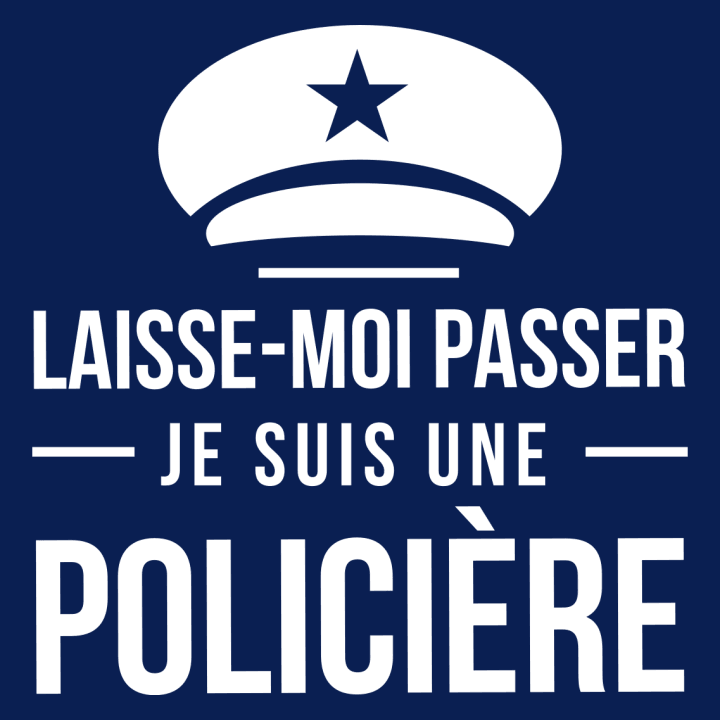 Laisse-Moi Passer Je Suis Une Policière Frauen Kapuzenpulli 0 image