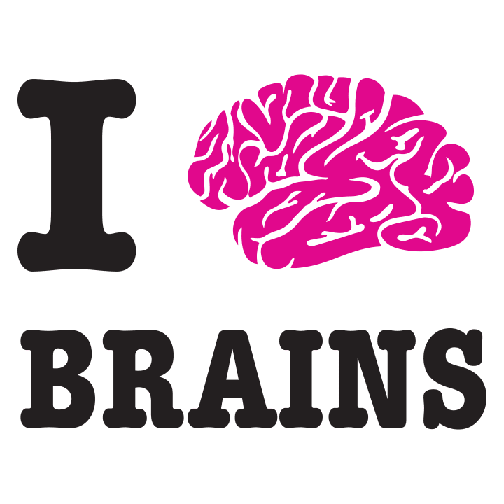 I Love Brains Frauen Kapuzenpulli 0 image