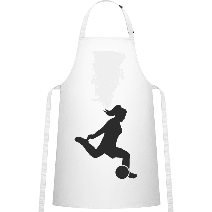 Female Soccer Illustration Förkläde för matlagning contain pic