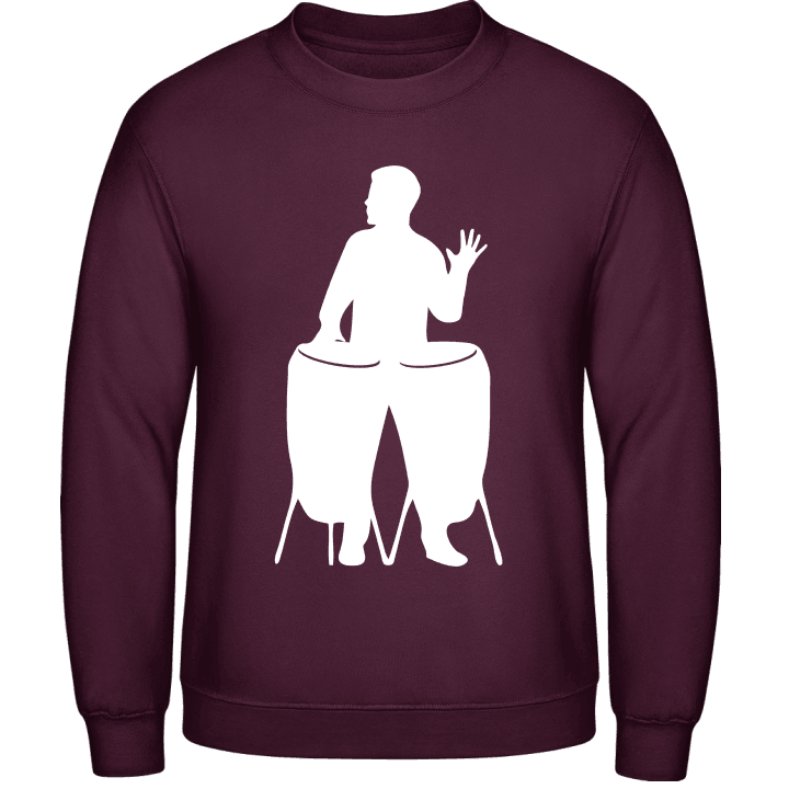 percussionniste Silhouette Sweatshirt contain pic