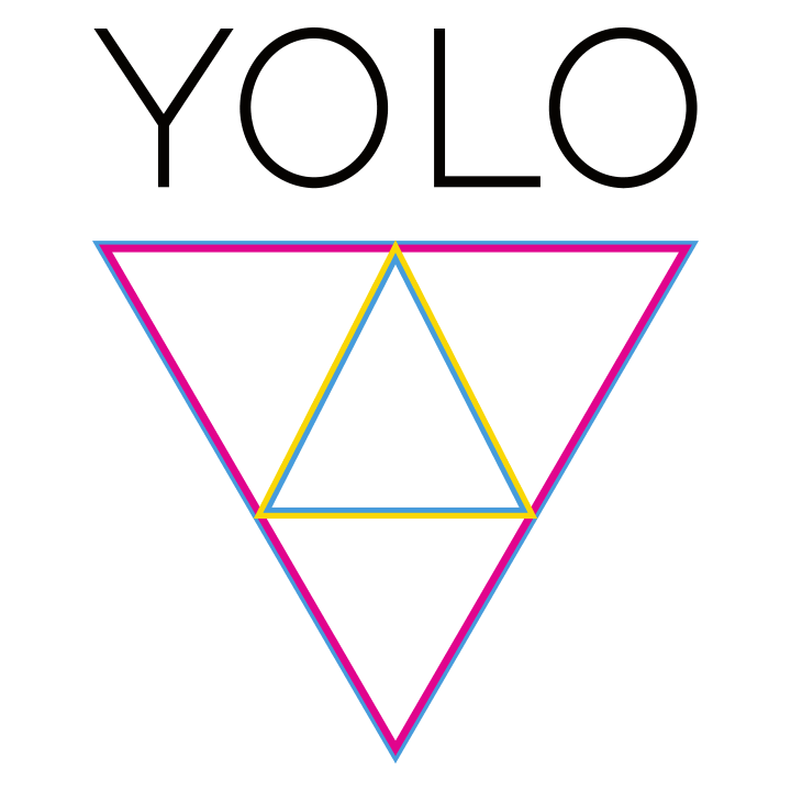 YOLO Triangle Stoffpose 0 image