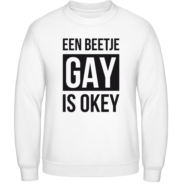 Een beetje gay is OKEY Sweatshirt 0 image