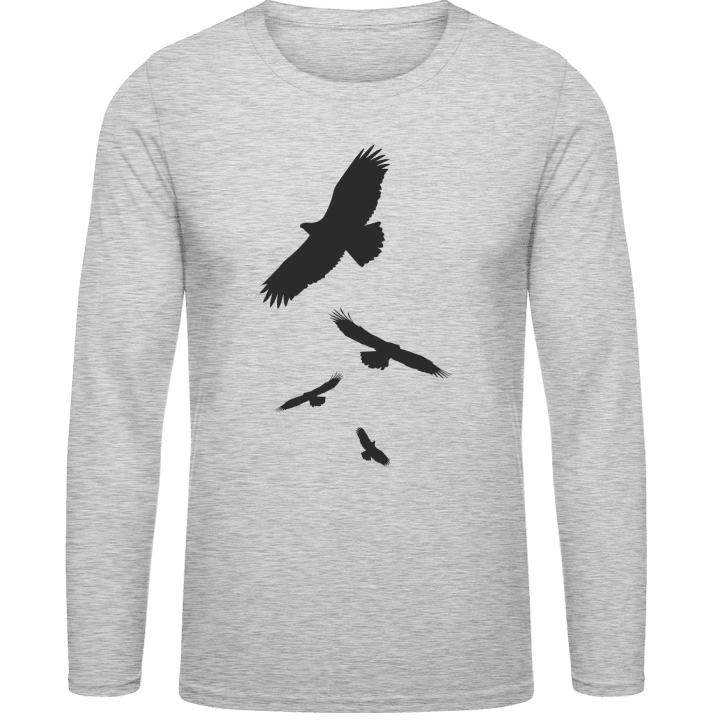 Crows In The Sky Long Sleeve Shirt 0 image