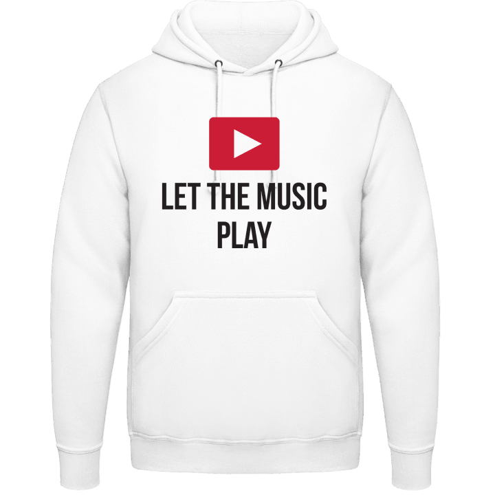 Let The Music Play Button Sudadera con capucha contain pic