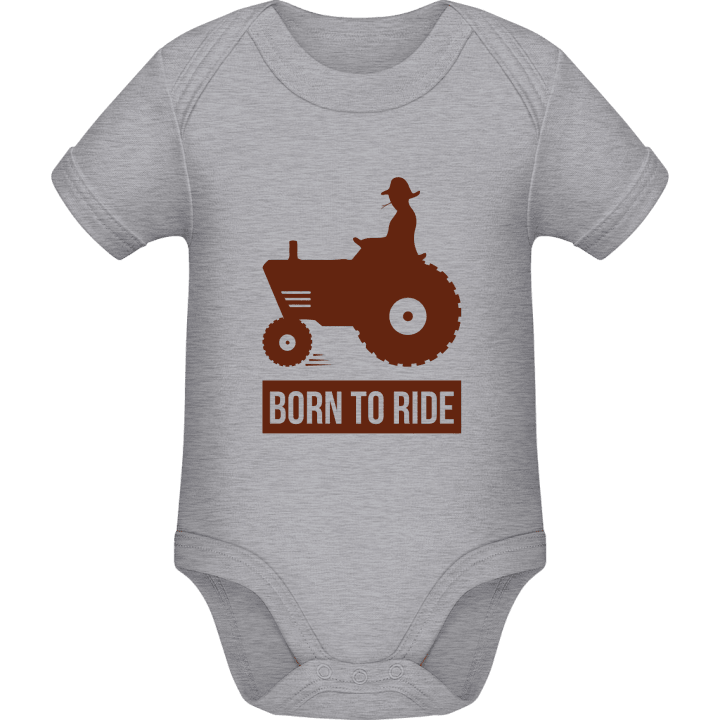 Born To Ride Tractor Baby Romper contain pic