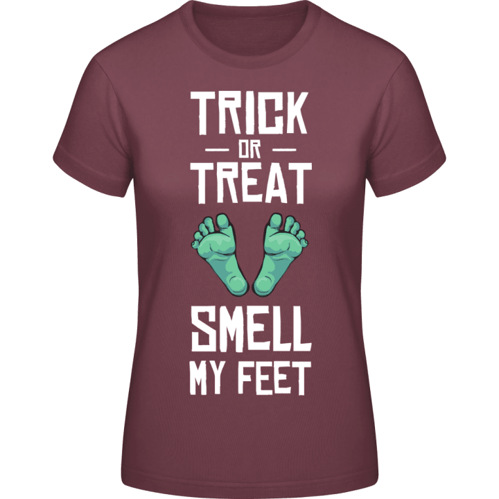 Trick or Treat Smell My Feet T-shirt för kvinnor 0 image