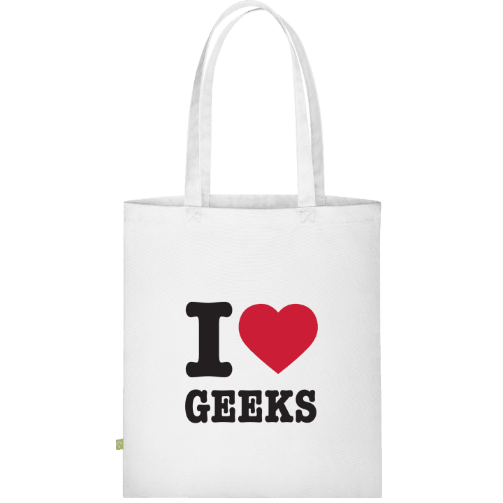 I Love Geeks Stofftasche contain pic