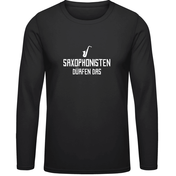 Saxophonisten dürfen das Shirt met lange mouwen contain pic
