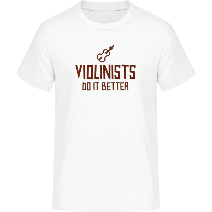 Violinists Do It Better T-skjorte contain pic