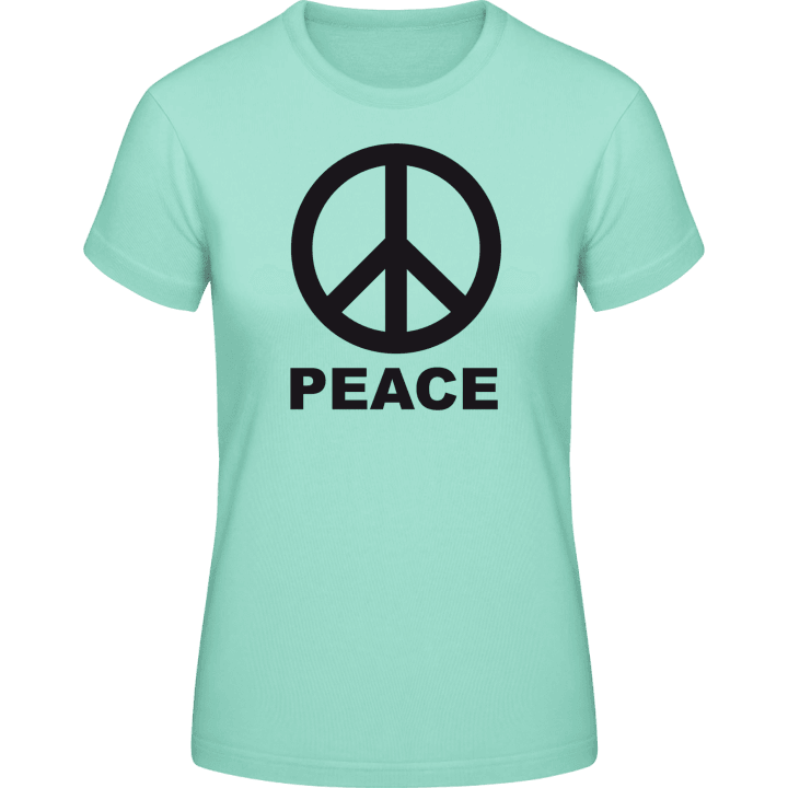 Peace Symbol T-skjorte for kvinner contain pic