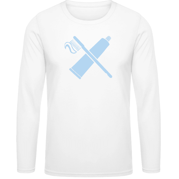 Tooth Brush T-shirt à manches longues contain pic