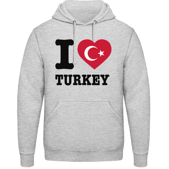 I Love Turkey Felpa con cappuccio contain pic