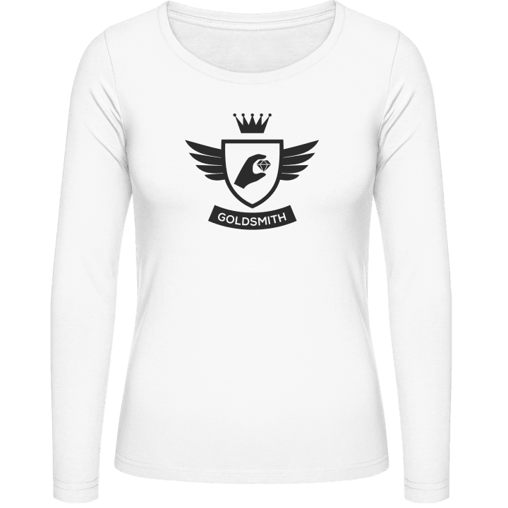 Goldsmith Coat Of Arms Winged Frauen Langarmshirt contain pic