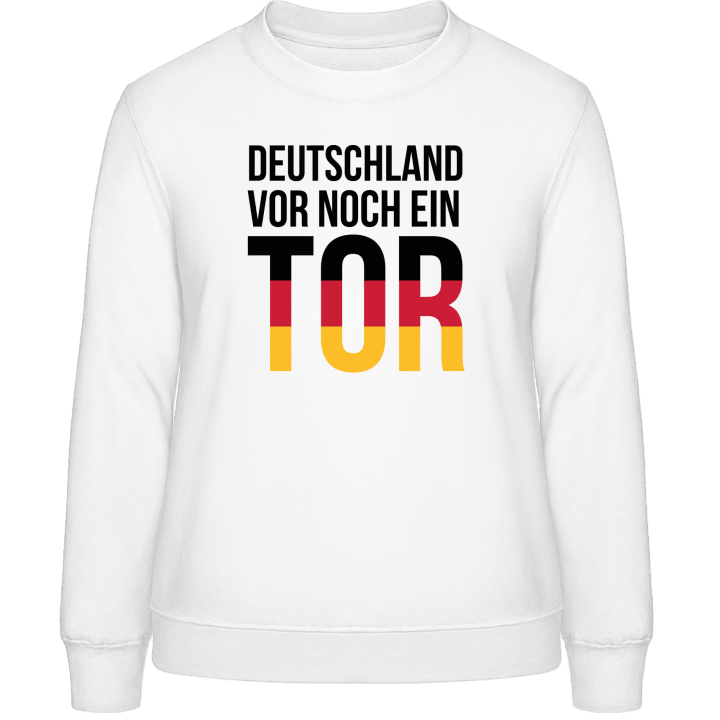 Deutschland vor noch ein Tor Sweat-shirt pour femme contain pic