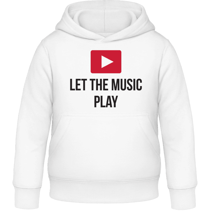 Let The Music Play Button Kids Hoodie 0 image