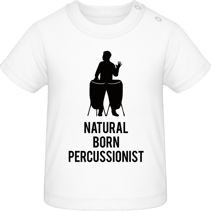 Natural Born Percussionist Baby T-skjorte contain pic