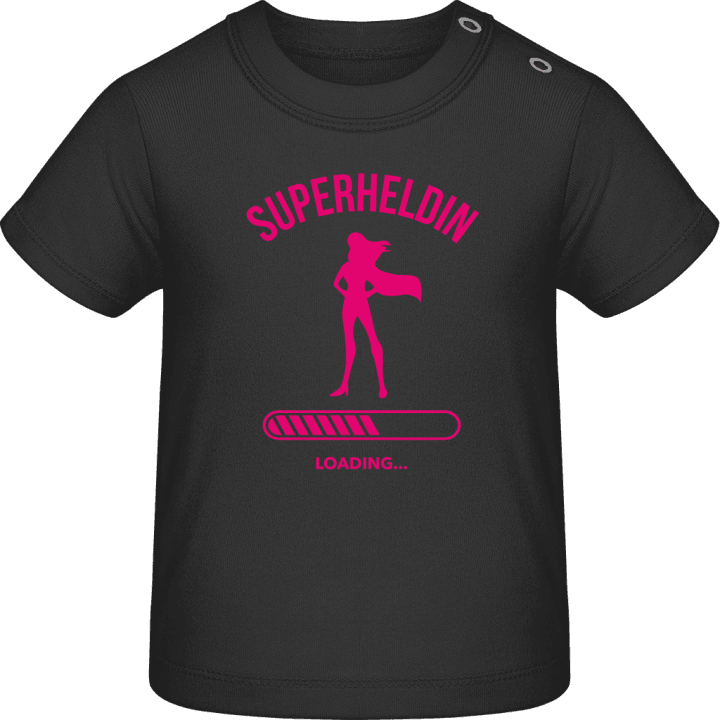 Superheldin Loading Silhouette Baby T-Shirt contain pic