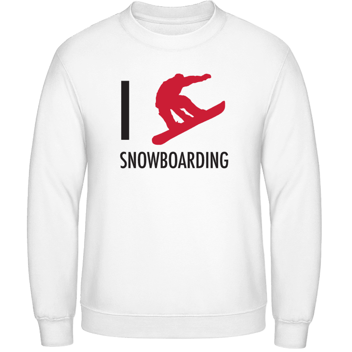 I Heart Snowboarding Sweatshirt 0 image