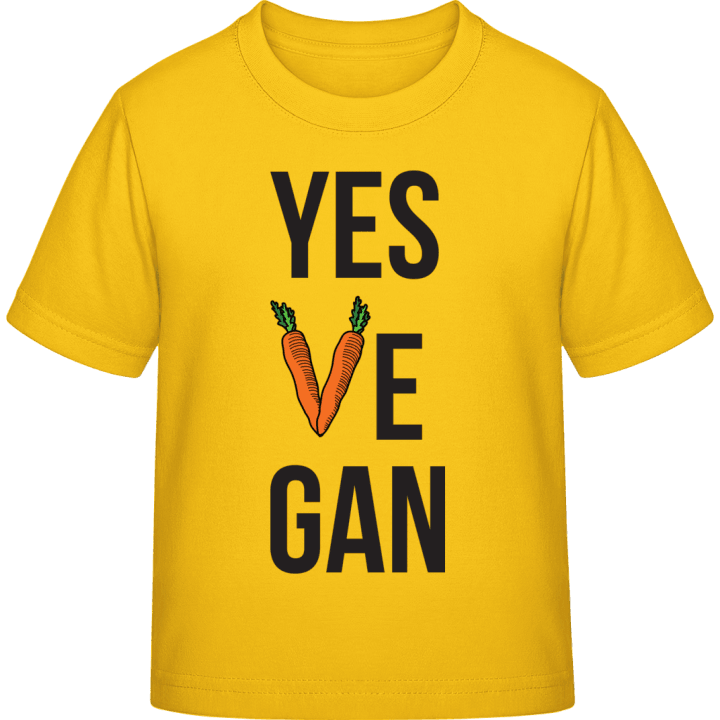 Yes Ve Gan T-shirt pour enfants contain pic