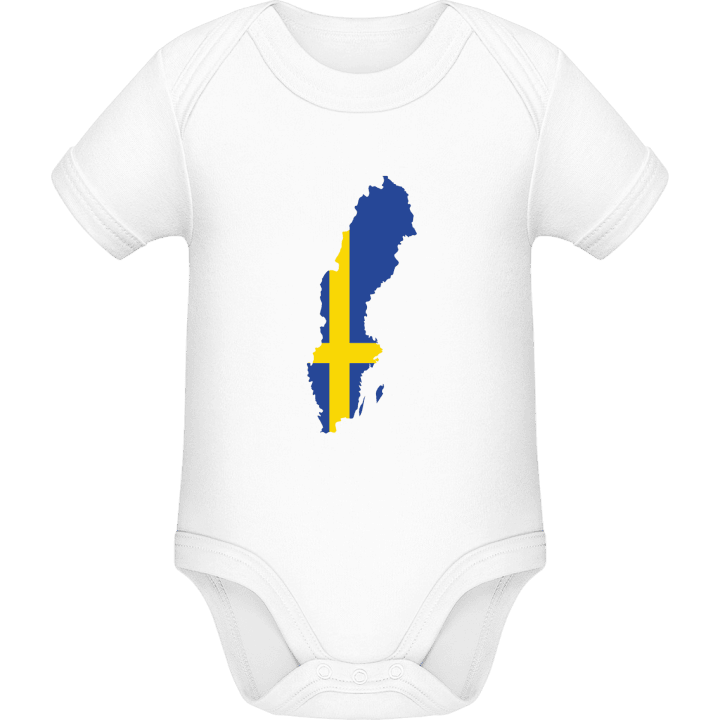Zweden Kaart Baby Rompertje contain pic