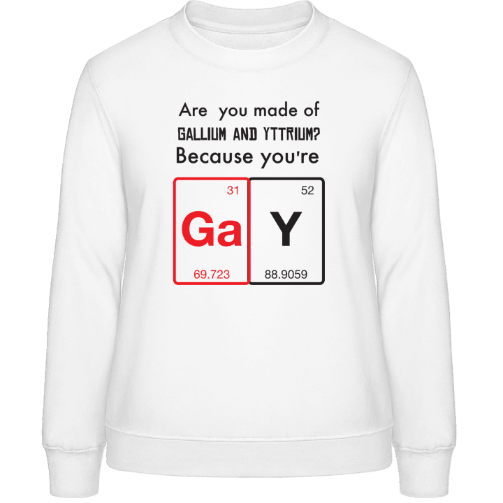 Gay Logo Sweatshirt för kvinnor contain pic