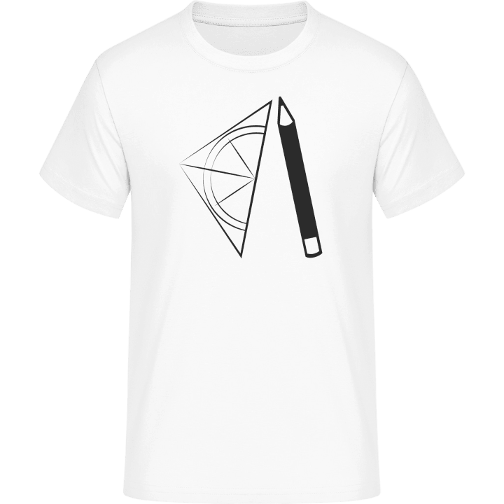 Geometry Pencil Triangle T-skjorte 0 image