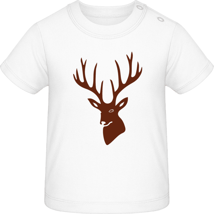 Deer Head Silhouette T-shirt bébé 0 image