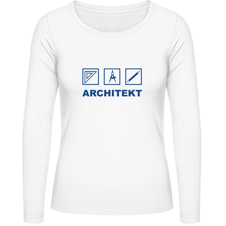 Architekt Frauen Langarmshirt contain pic