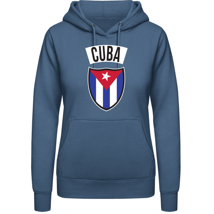 Cuba Shield Sudadera con capucha para mujer contain pic