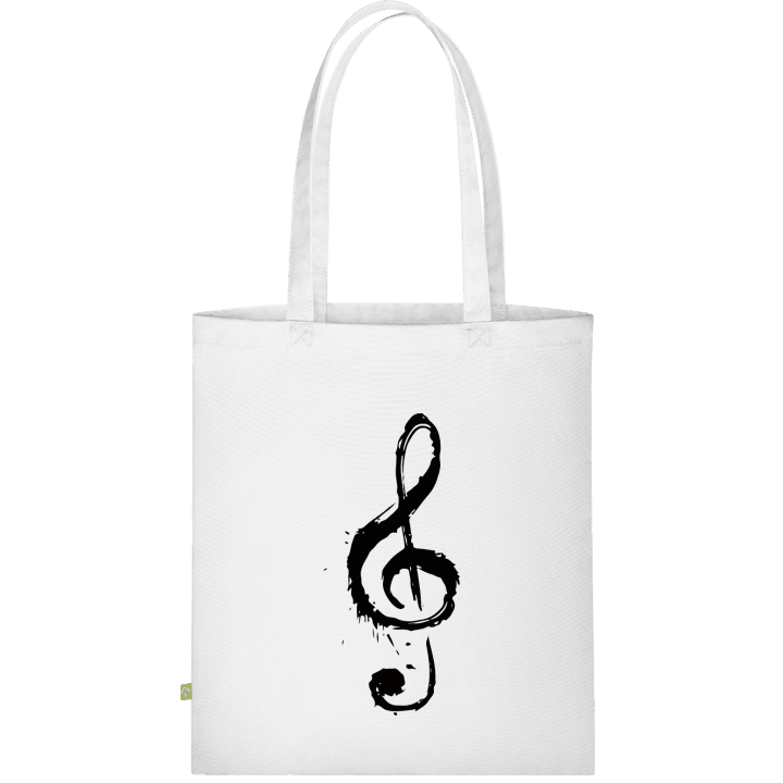 Music Note Splash Väska av tyg contain pic