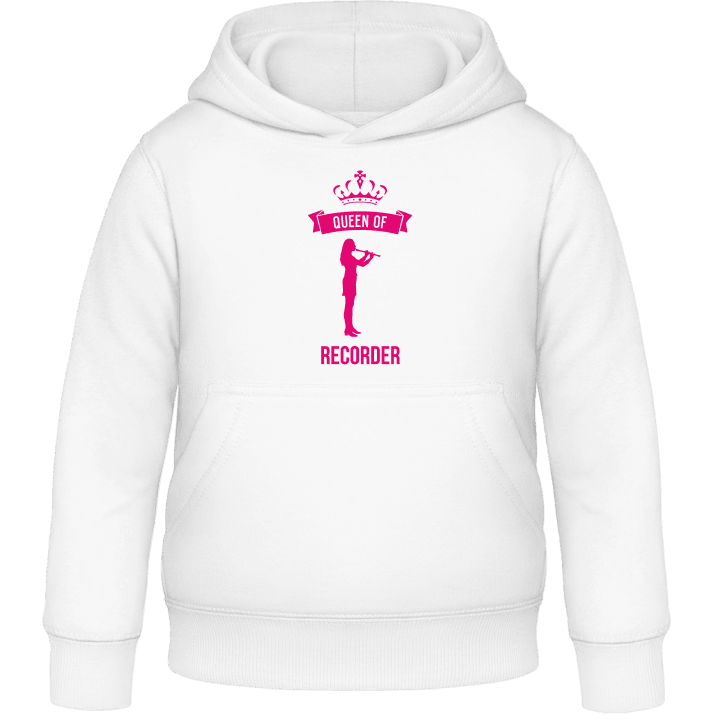 Queen Of Recorder Kids Hoodie contain pic