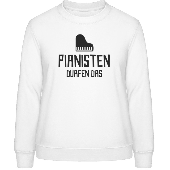 Pianisten dürfen das Sweatshirt för kvinnor contain pic
