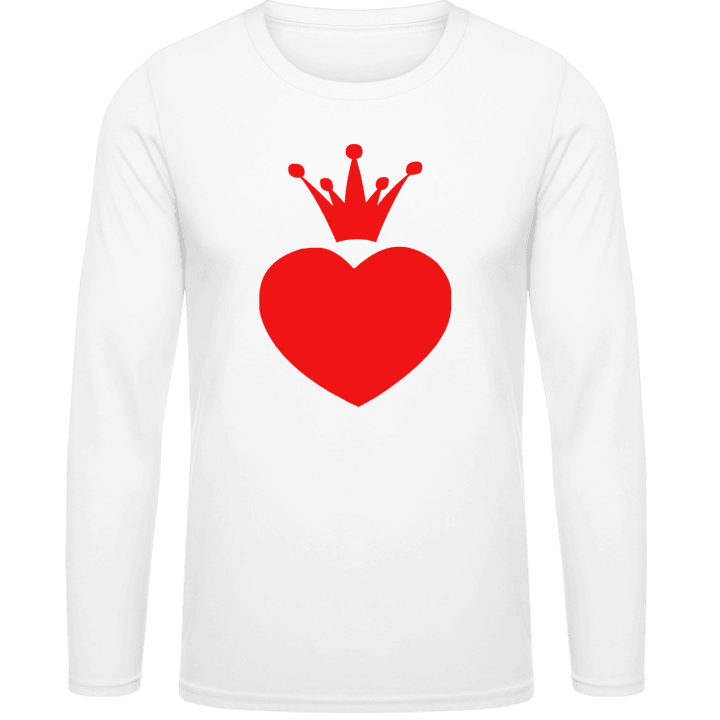 Heart With Crown Langarmshirt contain pic