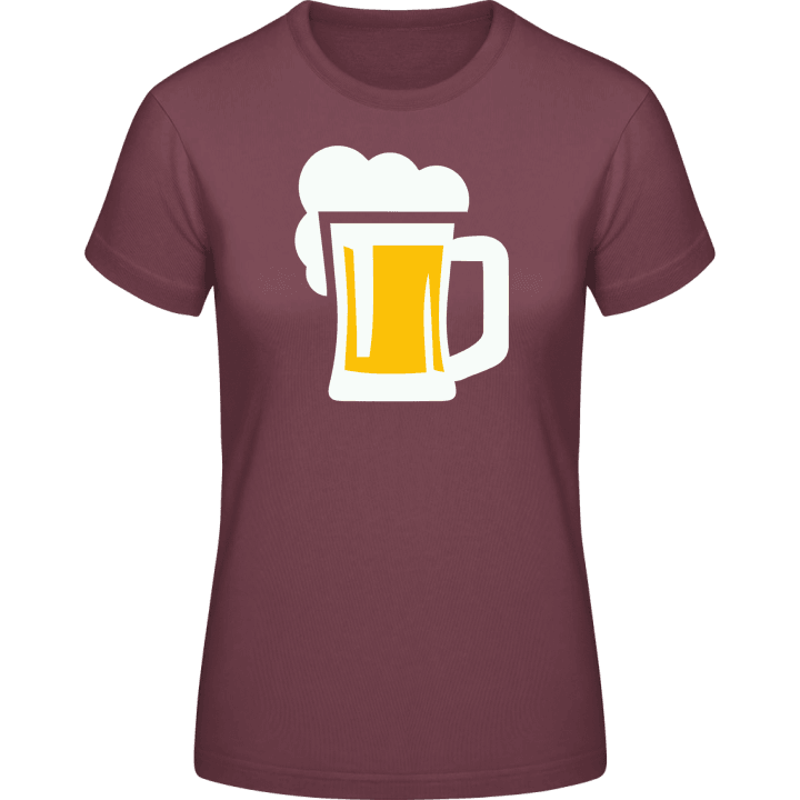 Glas Beer Camiseta de mujer contain pic