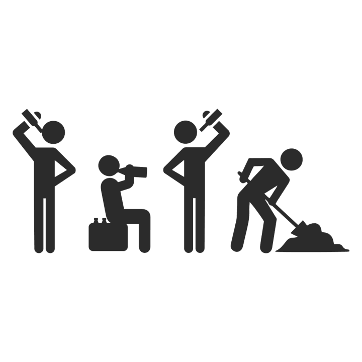 Construction Workers Drunk Tablier de cuisine 0 image