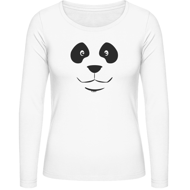 Panda Face Women long Sleeve Shirt 0 image