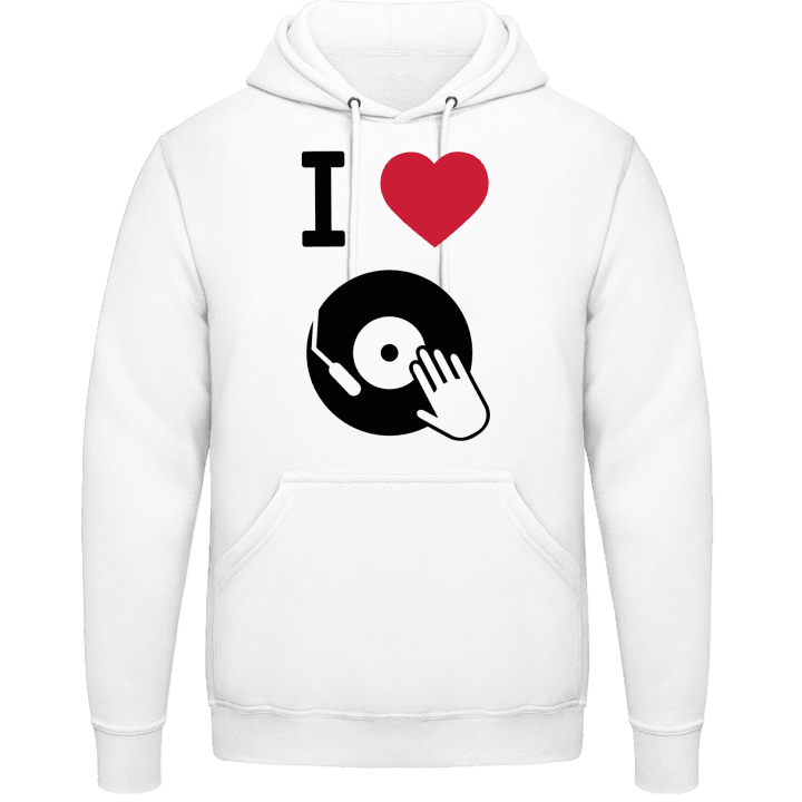 I Love Vinyl Scratching Hoodie contain pic