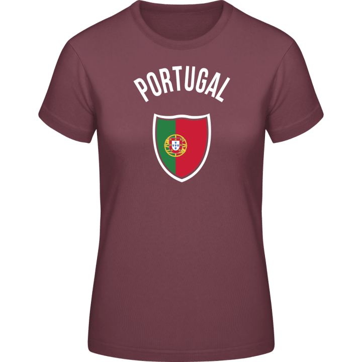 Portugal Fan T-skjorte for kvinner contain pic