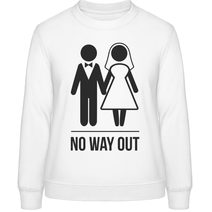 No Way Out Sweatshirt för kvinnor contain pic