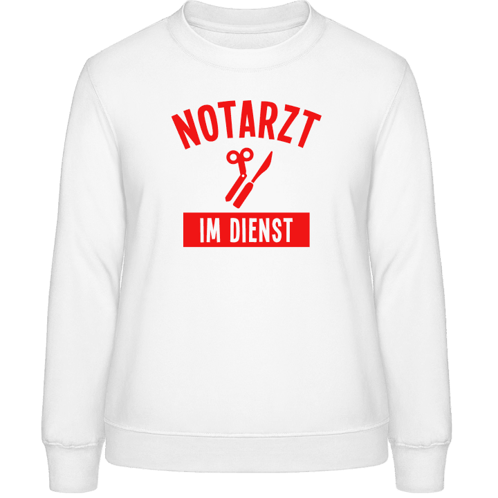 Notarzt im Dienst Frauen Sweatshirt contain pic
