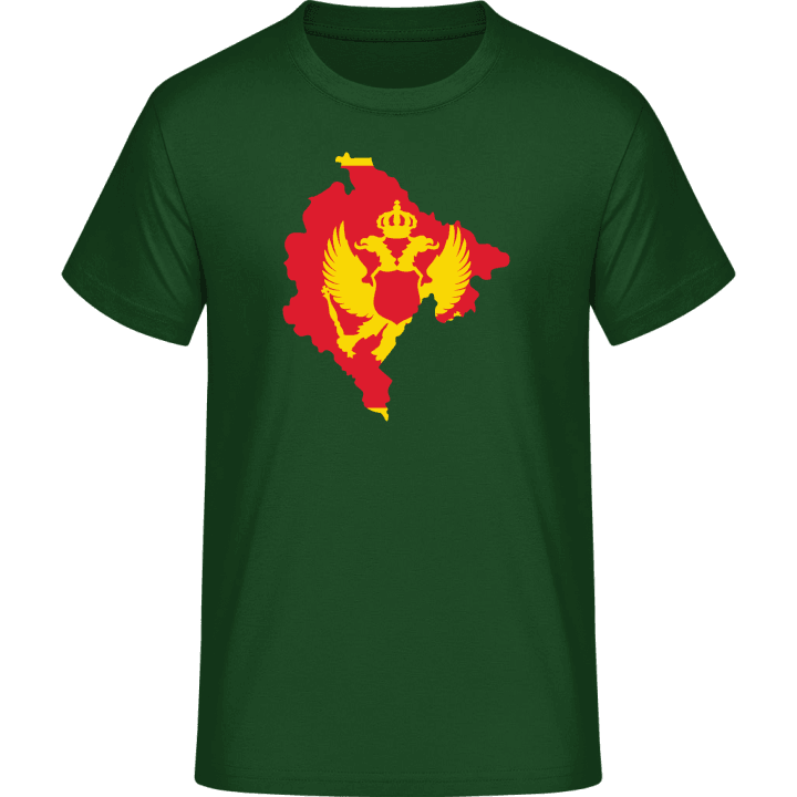 Montenegro Map T-Shirt contain pic