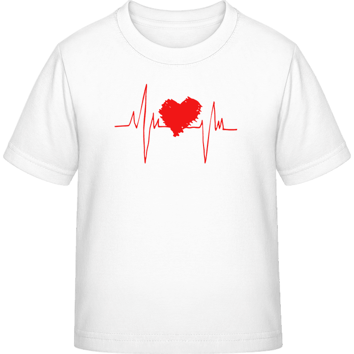 Heartbeat Logo T-skjorte for barn contain pic
