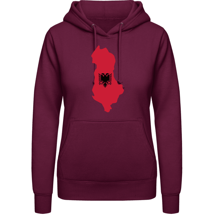Albania Map Flag Vrouwen Hoodie contain pic