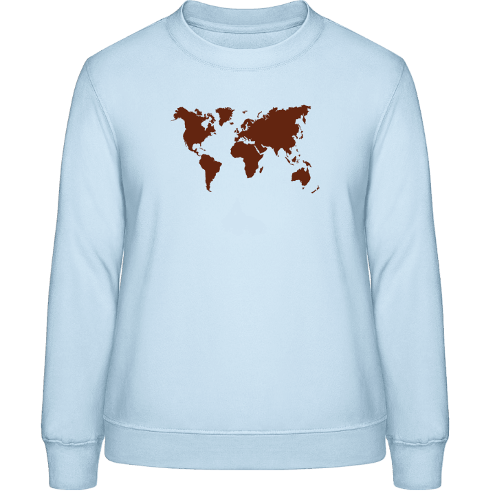 Weltkarte Frauen Sweatshirt 0 image