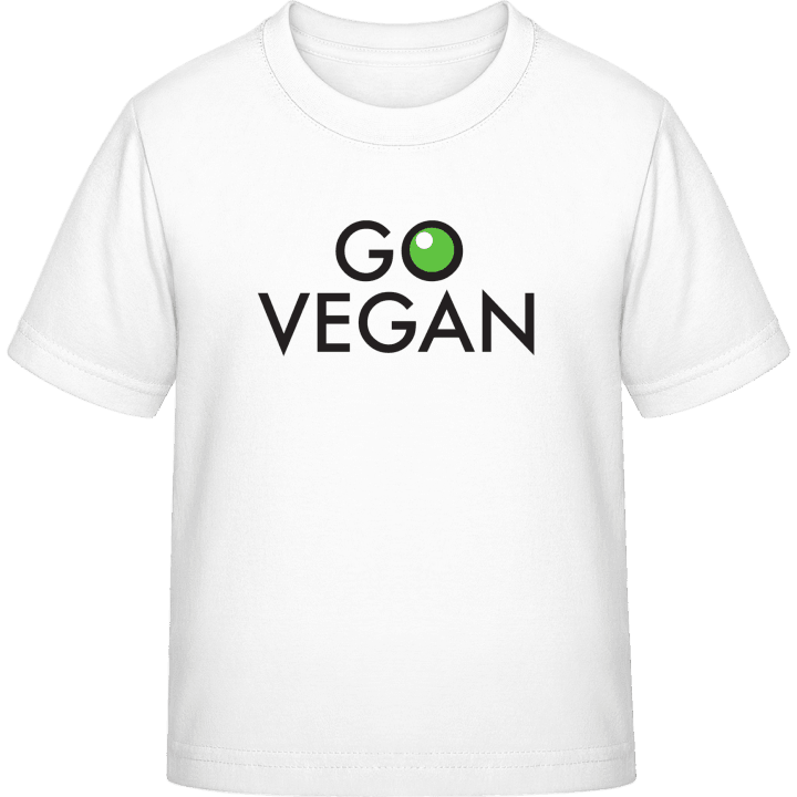 Go Vegan Logo T-skjorte for barn contain pic
