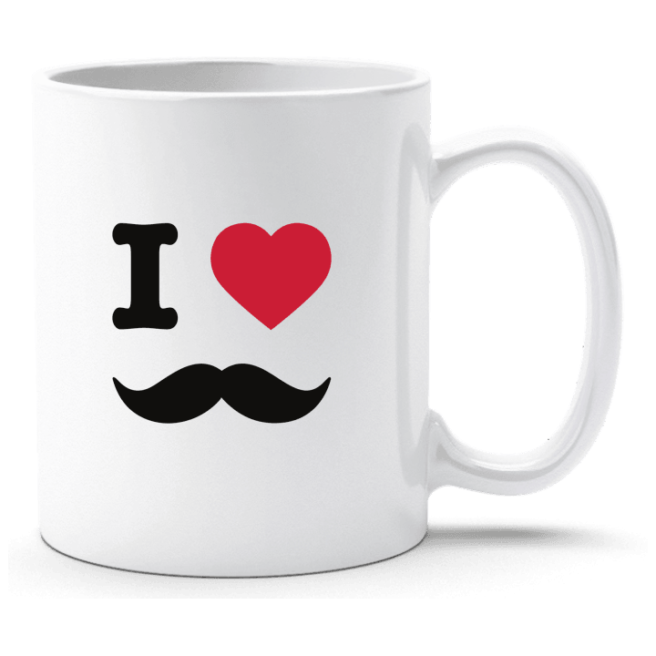 I love Mustache Cup contain pic