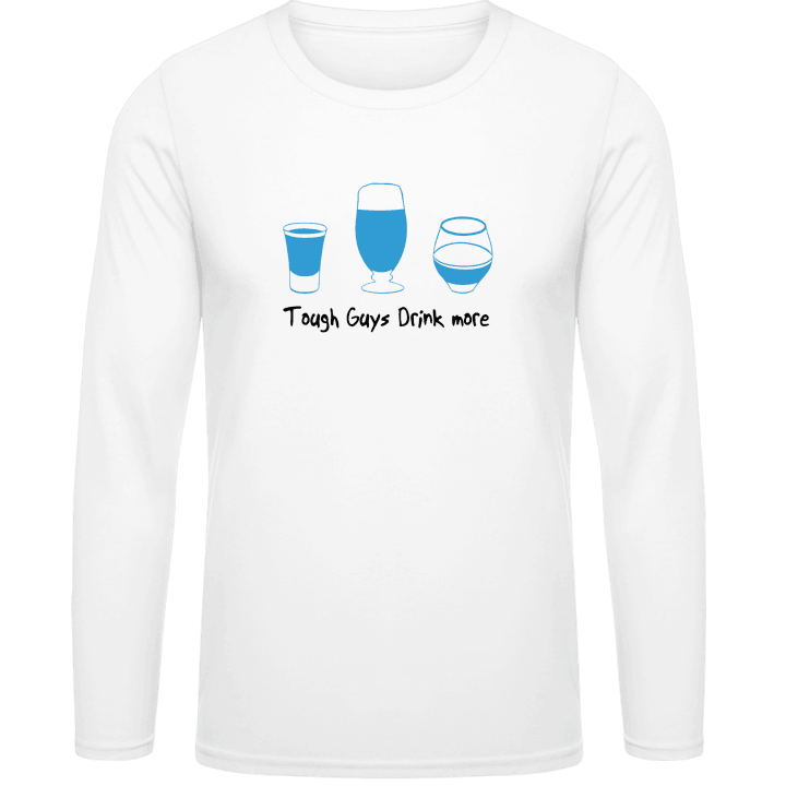 Drink More Shirt met lange mouwen contain pic